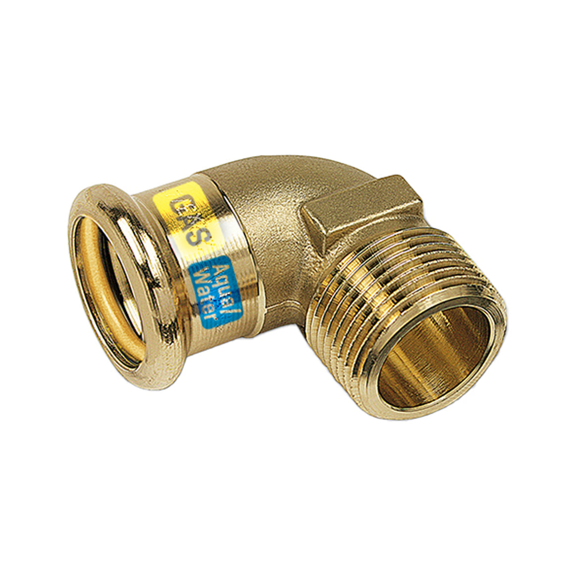 Hydrogas Kniebocht met Buitendraad 22X3/4