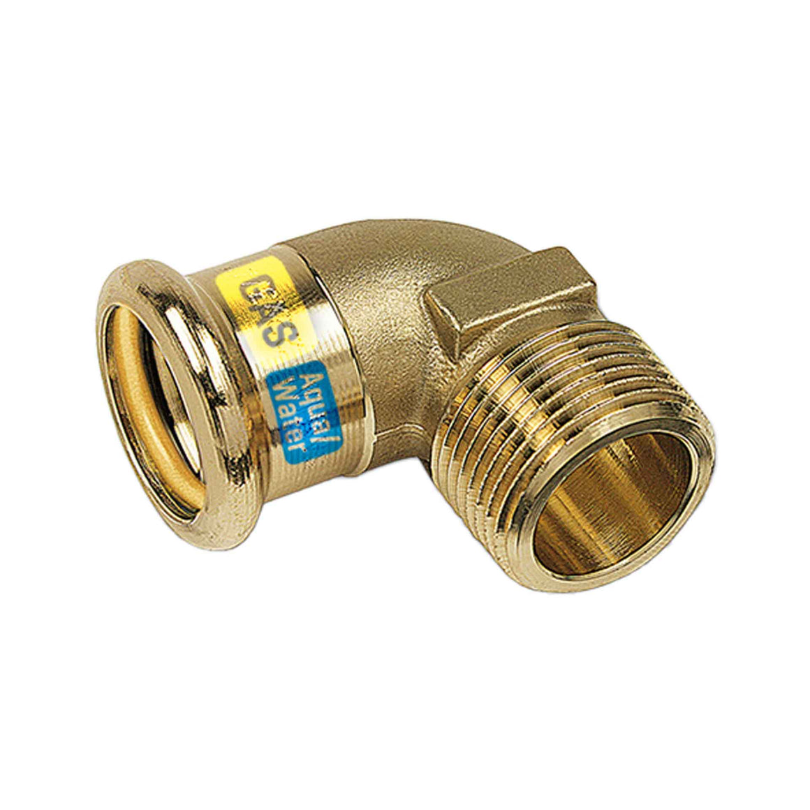 Hydrogas Kniebocht met Buitendraad 28X1
