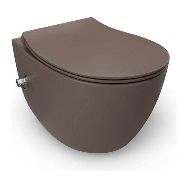 Isvea Sentimenti Neo hangtoilet met bidet taupe productfoto #variant_57406644420932