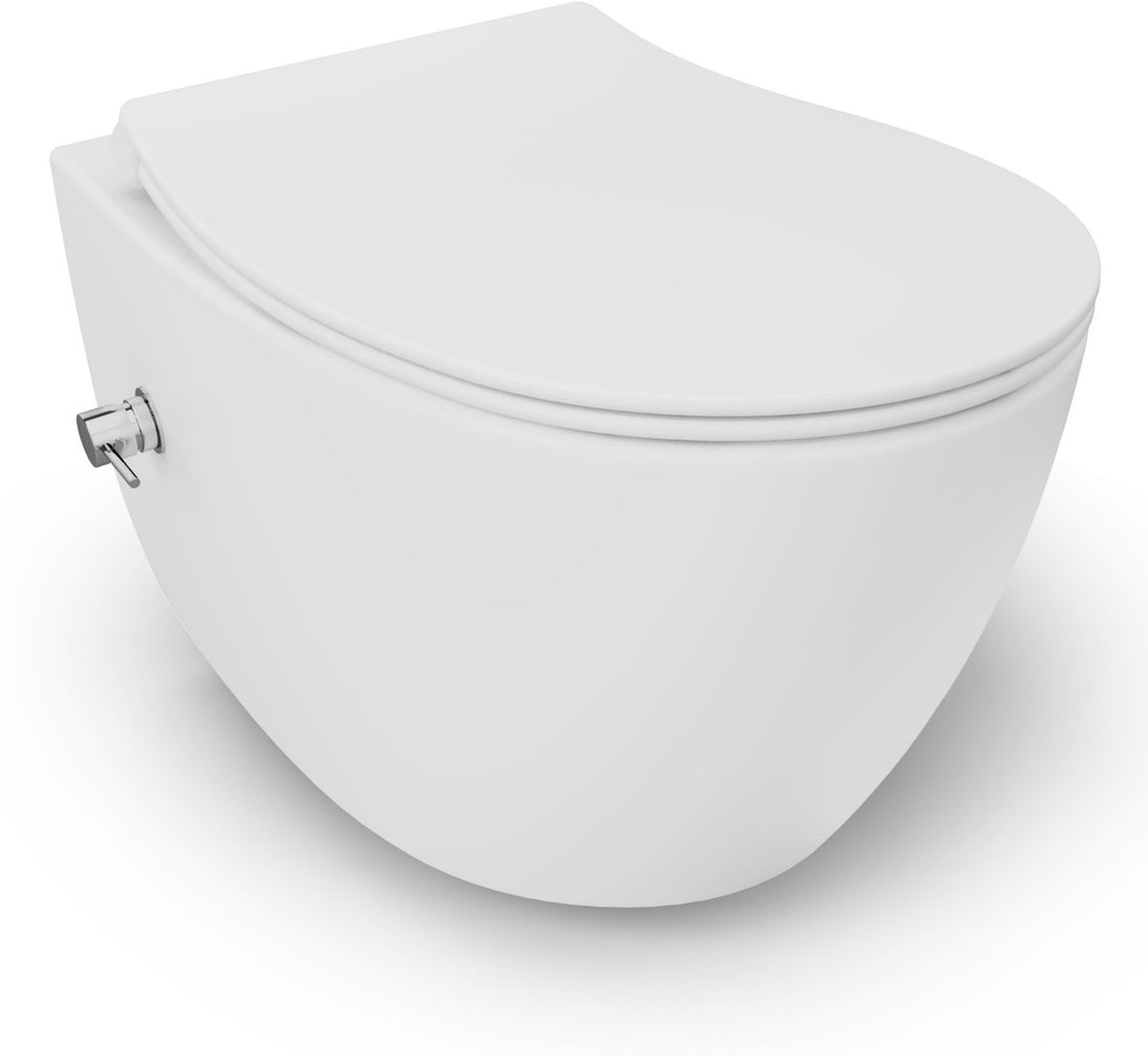 Isvea Sentimenti Neo hangtoilet met bidet wit productfoto #variant_57406644650308
