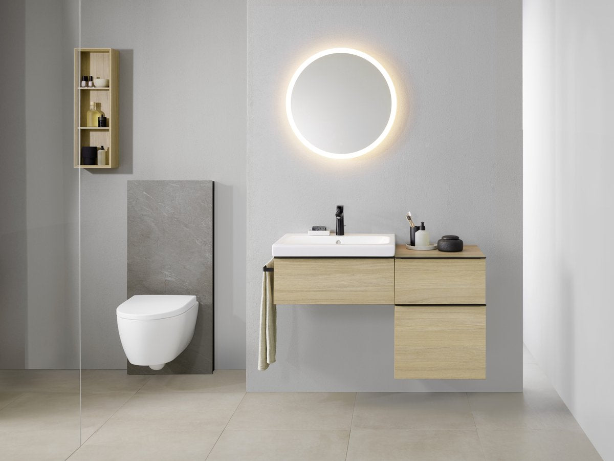 Geberit iCon wandcloset diepspoel combipack met TurboFlush en Quick Release, SoftClose zitting