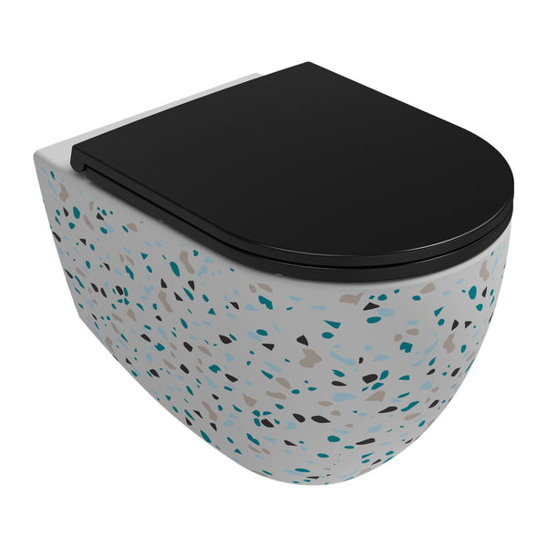 WC suspendu Isvea Infinity Terrazzo