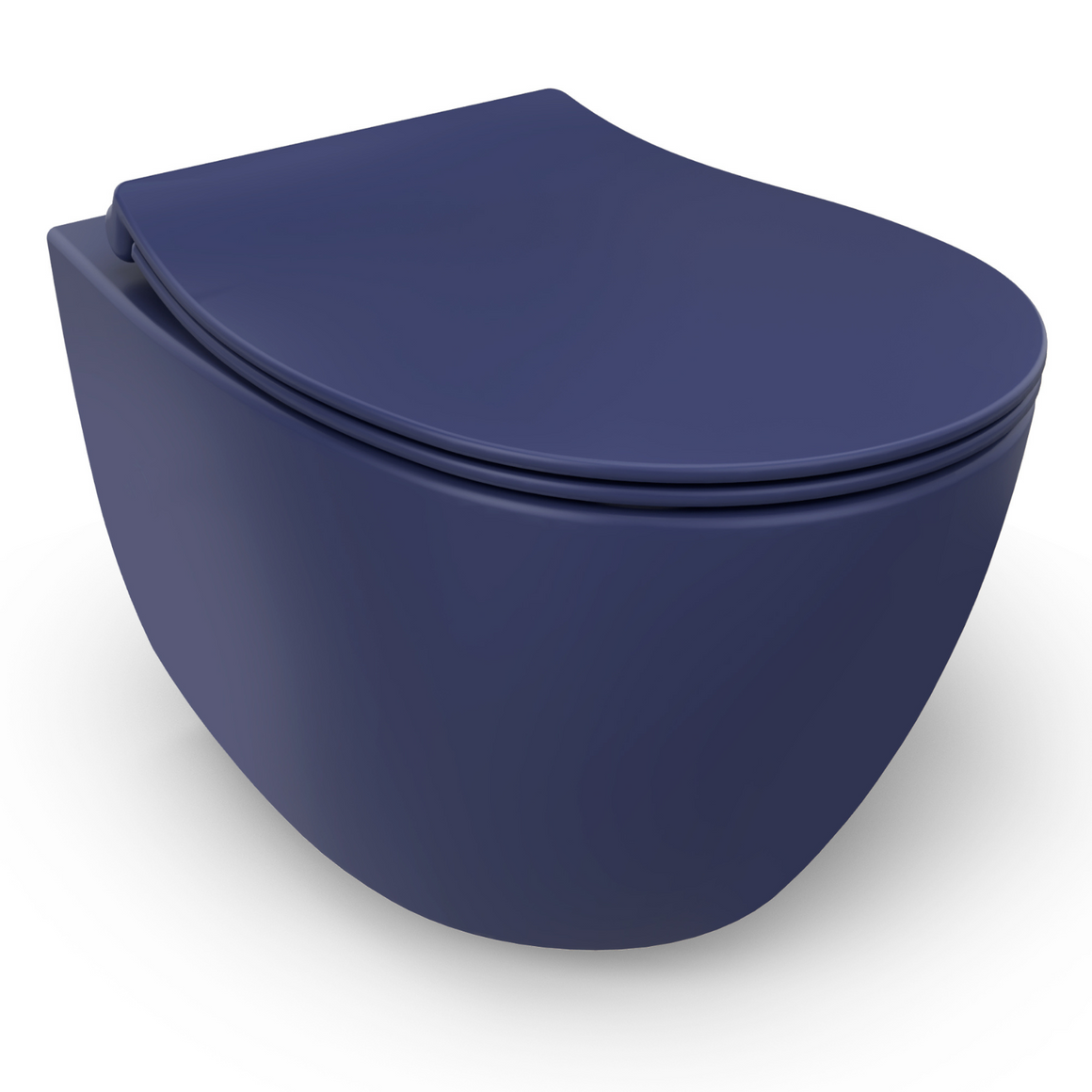 Isvea Sentimenti Hangtoilet - Donkerblauw #variant_56361515614532
