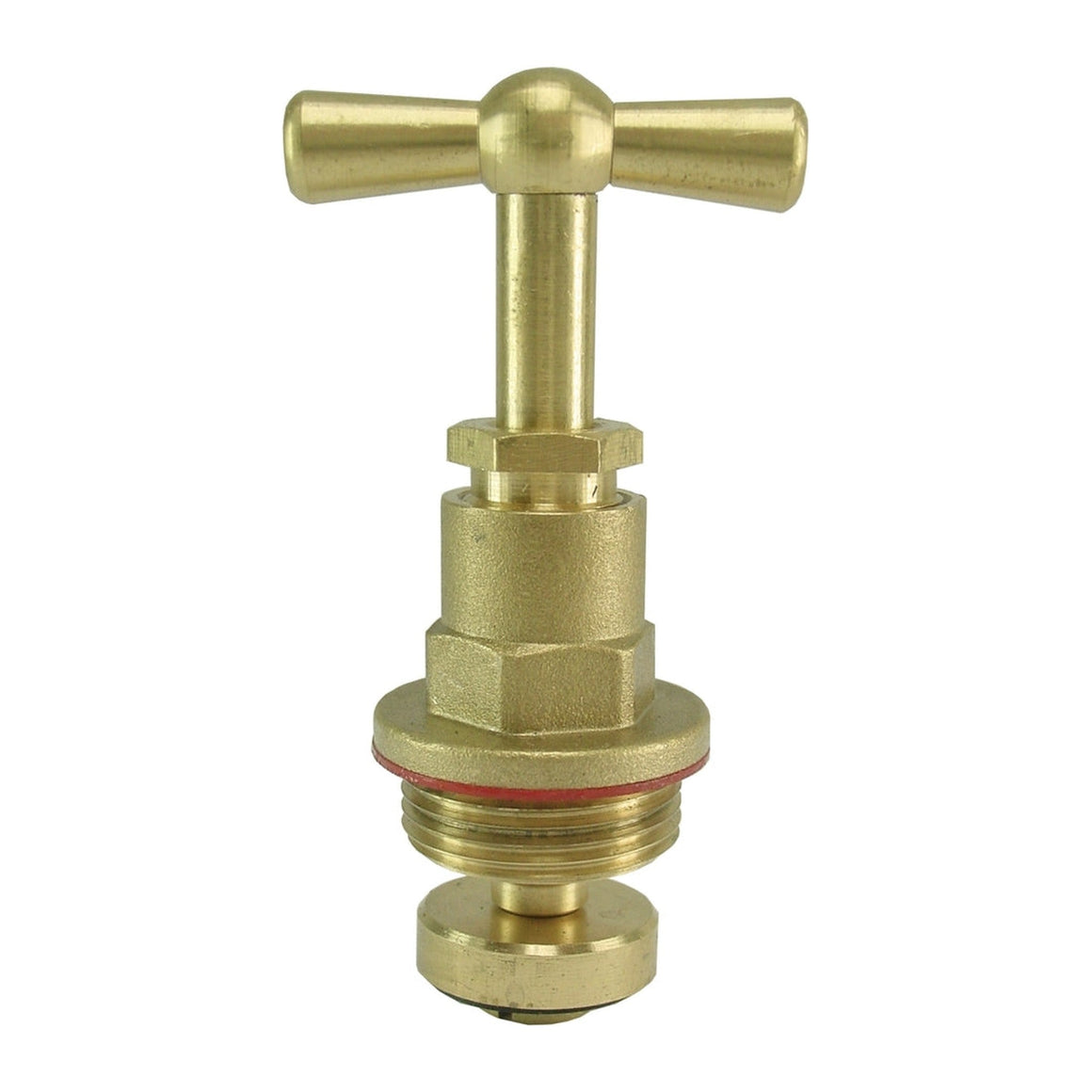 Riko bovendeel stopkraan messing 22 mm - productfoto