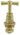 Riko bovendeel stopkraan messing 22 mm - productfoto