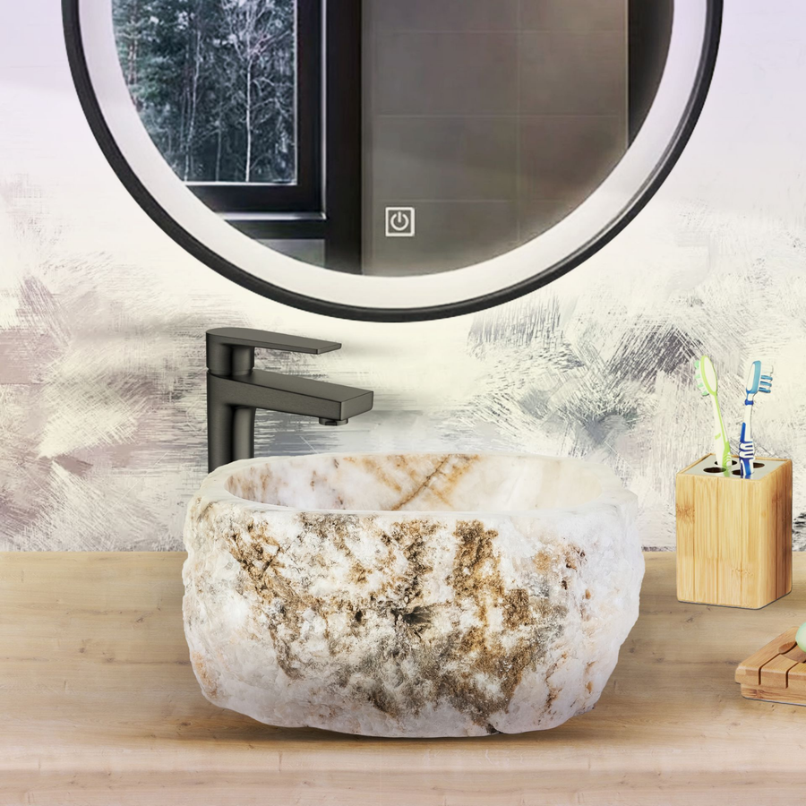 Waskom Natural Sunset Onyx – Natuursteen