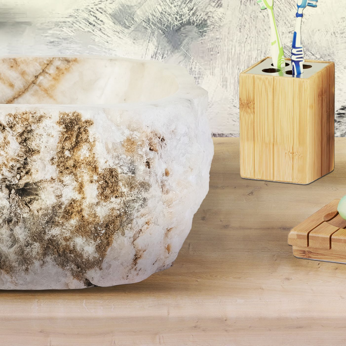 Waskom Natural Sunset Onyx – Natuursteen