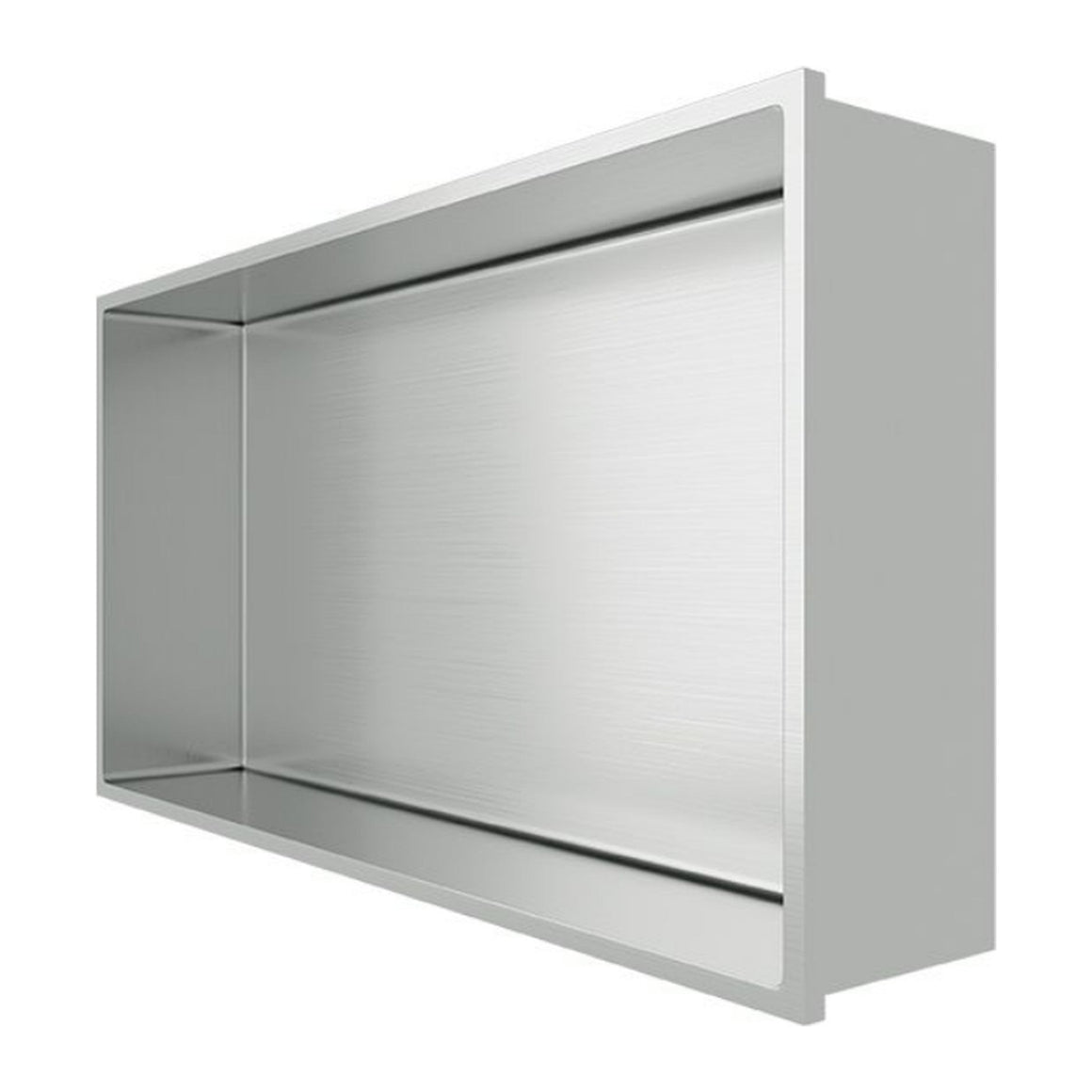 Aloni inbouwnis Geborsteld RVS 30x60 #kleur_geborsteld-rvs