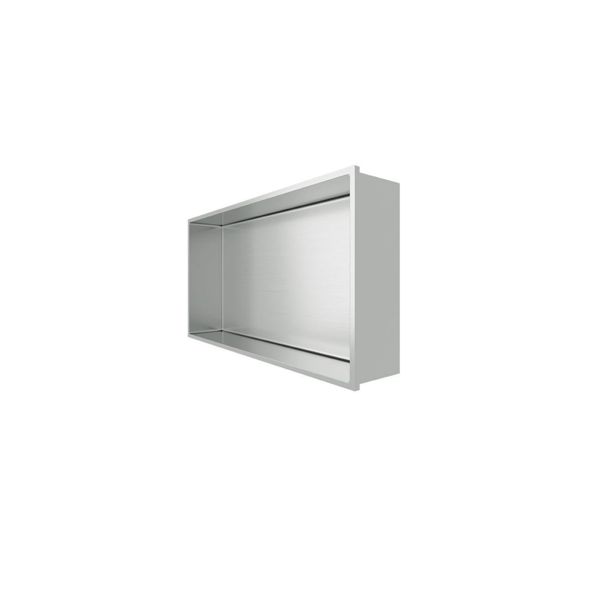 Aloni inbouwnis Geborsteld RVS 30x60 #kleur_geborsteld-rvs