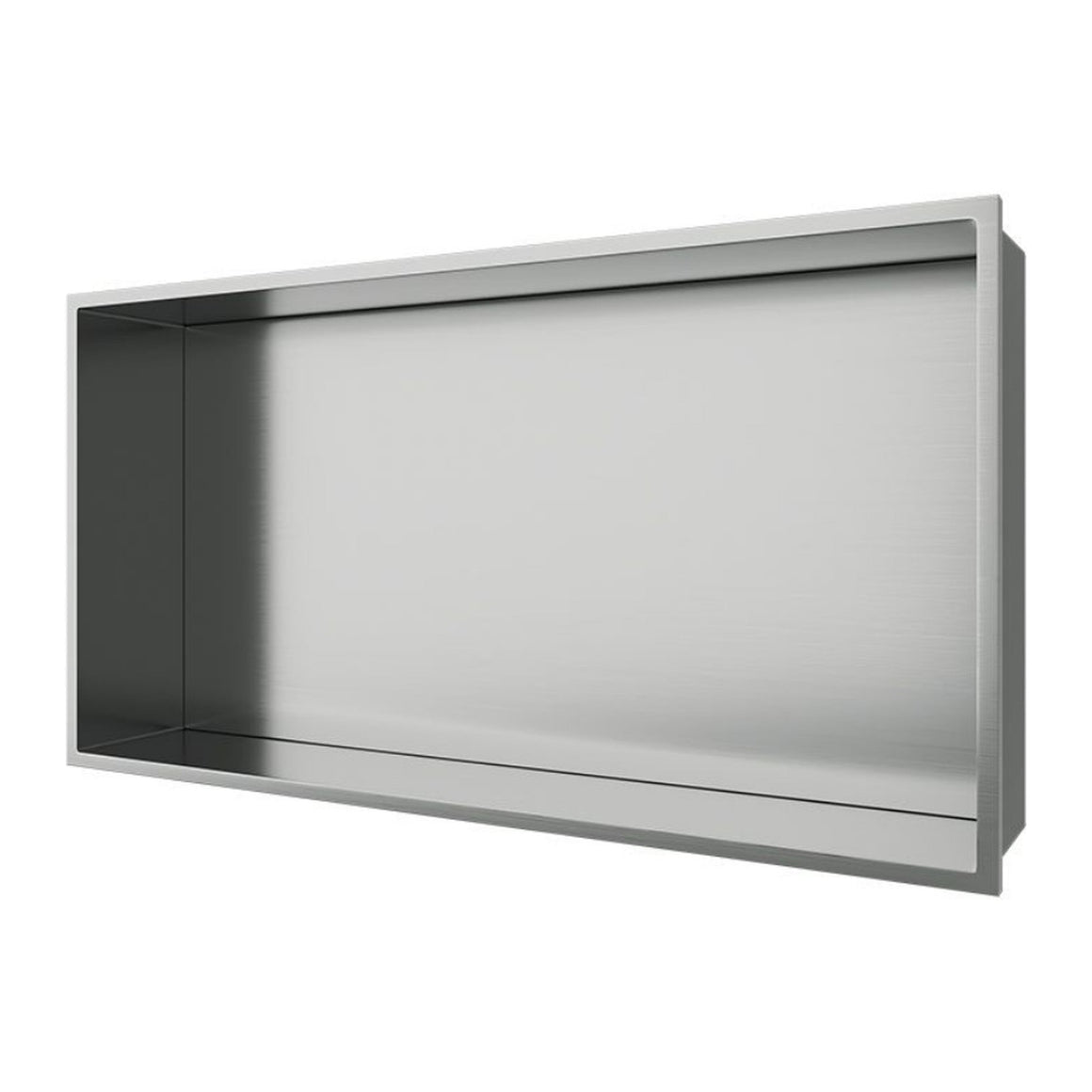 Aloni inbouwnis Geborsteld RVS 30x60 #kleur_geborsteld-rvs