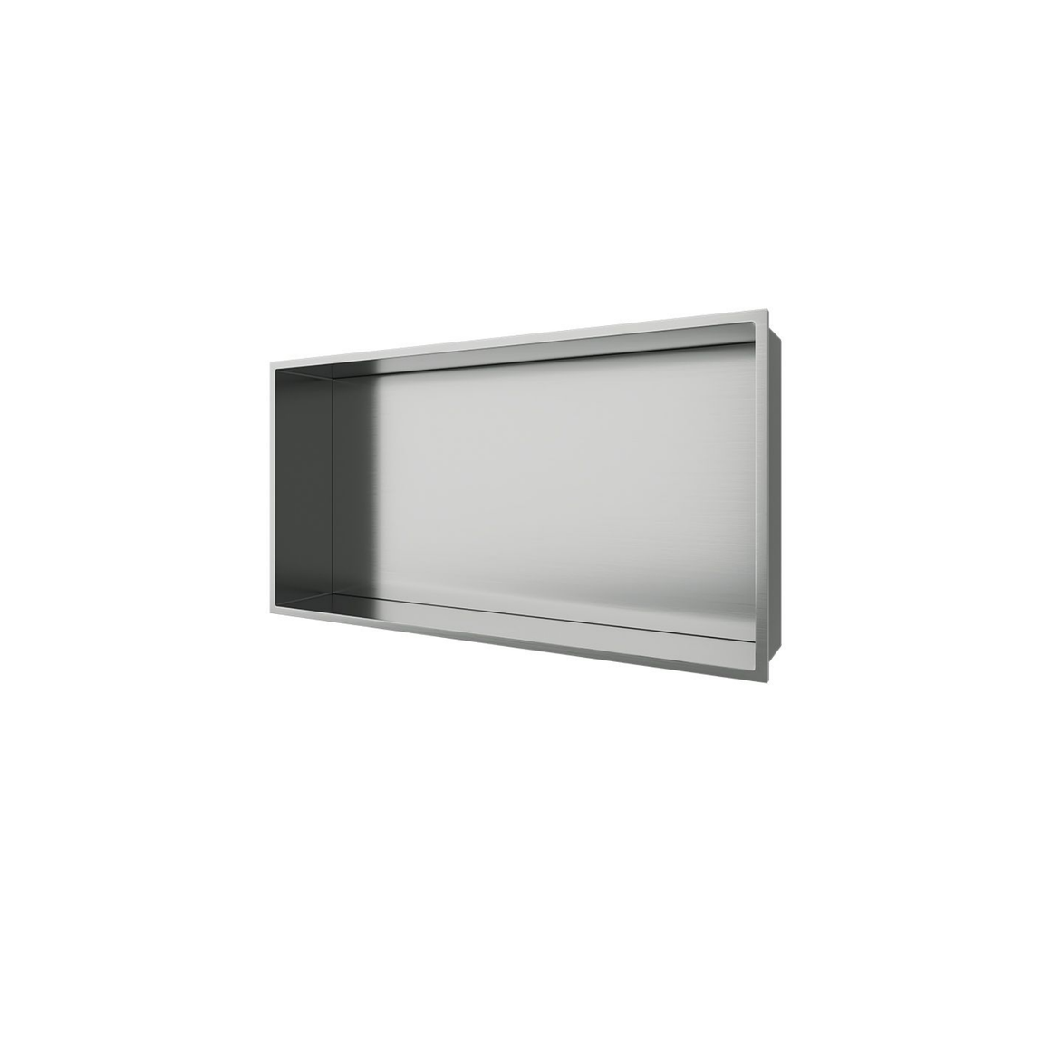 Aloni inbouwnis Geborsteld RVS 30x60 #kleur_geborsteld-rvs