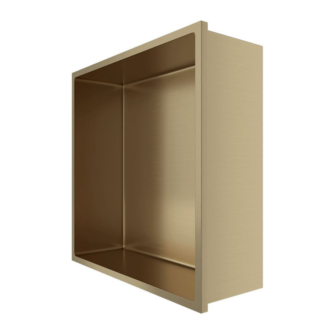 Aloni inbouwnis Geborsteld goud 30x30 #kleur_geborsteld-goud