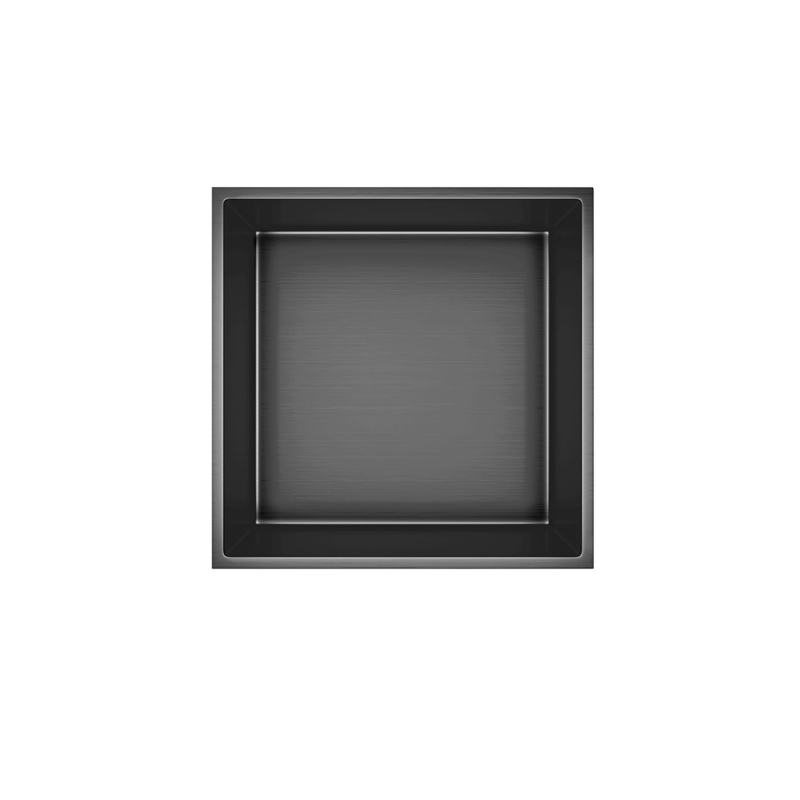Aloni inbouwnis Gunmetal grijs 30x30 #kleur_gunmetal-grijs
