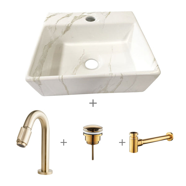 Wiesbaden One Pack Leto fontein 335×290×115 Carrara