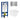 DutchLine Avva glans wit toiletset met Geberit UP320 inbouwreservoir en DutchLine drukplaat geborsteld staal