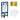 DutchLine Avva mat wit toiletset met Geberit UP320 inbouwreservoir en DutchLine drukplaat geborsteld messing goud