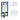 DutchLine Avva met bidet mat wit toiletset met Geberit UP320 inbouwreservoir en DutchLine drukplaat glans wit