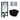 DutchLine Avva met bidet mat zwart toiletset met Geberit UP320 inbouwreservoir en DutchLine drukplaat geborsteld staal