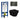 DutchLine Avva met bidet mat zwart toiletset met Geberit UP320 inbouwreservoir en DutchLine drukplaat gunmetal