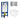 DutchLine Brilla glans wit toiletset met Geberit UP320 inbouwreservoir en DutchLine drukplaat geborsteld staal