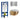 DutchLine Luccio Rimless geborsteld goud toiletset met Geberit UP320 inbouwreservoir en DutchLine drukplaat geborsteld staal