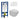 DutchLine Luccio Rimless glans wit toiletset met Geberit UP320 inbouwreservoir en DutchLine drukplaat glans wit