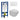 DutchLine Luccio Rimless glans wit toiletset met Geberit UP320 inbouwreservoir en DutchLine drukplaat mat wit