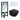 DutchLine Luccio Rimless mat zwart toiletset met Geberit UP320 inbouwreservoir en DutchLine drukplaat mat wit