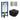 DutchLine Luccio Rimless mat zwart toiletset met Geberit UP320 inbouwreservoir en DutchLine drukplaat geborsteld staal