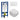 DutchLine Luccio Rimless met bidet glans wit toiletset met Geberit UP320 inbouwreservoir en DutchLine drukplaat mat wit