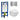DutchLine Luccio Rimless met bidet mat wit toiletset met Geberit UP320 inbouwreservoir en DutchLine drukplaat geborsteld staal