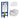 DutchLine Luccio Rimless Ondiep glans wit toiletset met Geberit UP320 inbouwreservoir en DutchLine drukplaat glans wit