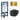 DutchLine Luccio Rimless Ondiep mat zwart toiletset met Geberit UP320 inbouwreservoir en DutchLine drukplaat geborsteld messing goud