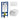 DutchLine Luccio Rimless Ondiep met bidet glans wit toiletset met Geberit UP320 inbouwreservoir en DutchLine drukplaat mat wit