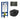 DutchLine Luccio Rimless Ondiep met bidet mat zwart toiletset met Geberit UP320 inbouwreservoir en DutchLine drukplaat gunmetal