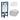 DutchLine Luccio Rimless Ondiep met bidetkraan glans wit toiletset met Geberit UP320 inbouwreservoir en DutchLine drukplaat glans wit