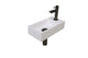 Glans wit/metal black