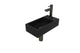 Quartz zwart/metal black