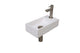 Glans wit/brushed nickel