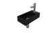 Quartz zwart/brushed nickel
