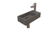 Quartz beton/brushed nickel