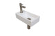 Glans wit/Brushed nickel