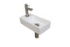 Mat wit/Brushed nickel