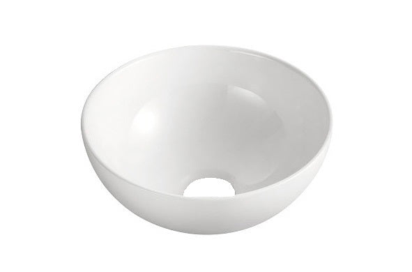 Luna waskom rond 32,5 x 14 cm céramique brillant blanc