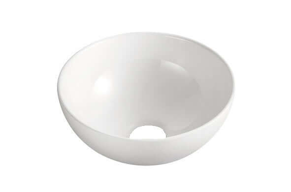 Luna lavabo Wiesbaden 32X32X13 cm en porcelaine blanche