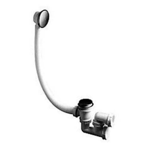 Quick-Clac 6/4 Combinaison de vidange de baignoire réglable Wiesbaden avec fonction de pression Chrome