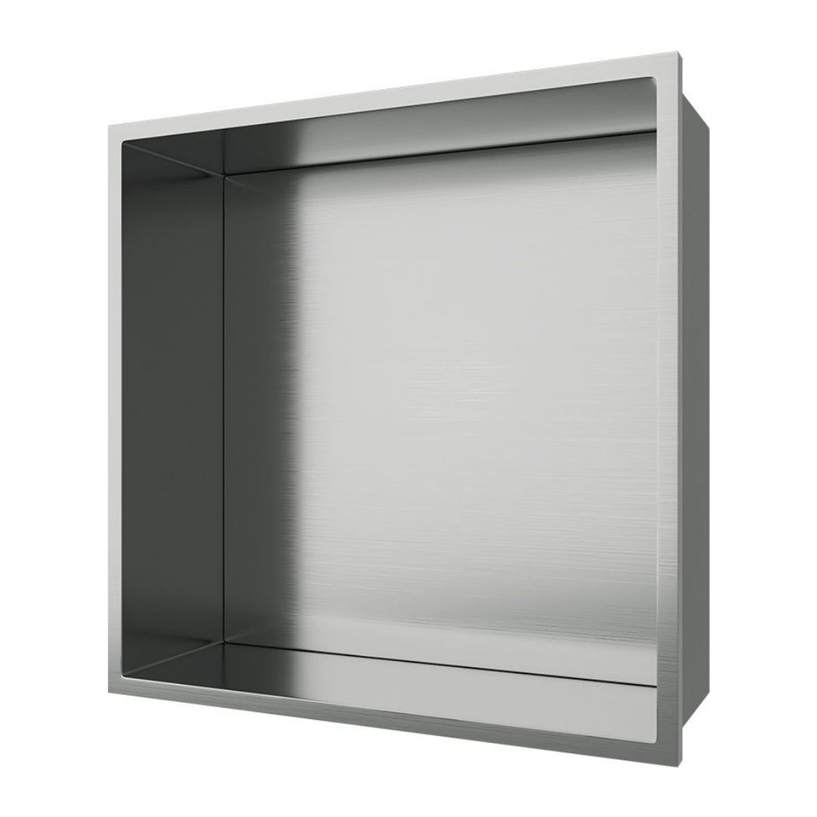 Aloni inbouwnis Geborsteld RVS 30x30 #kleur_geborsteld-rvs