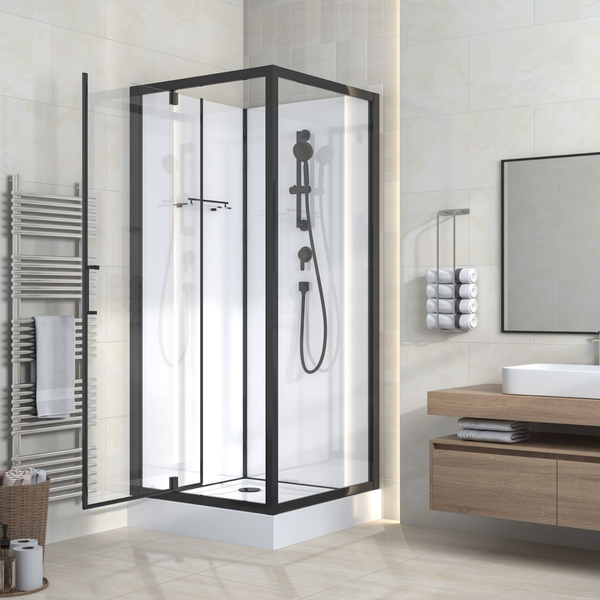 RIMO Complete Douchecabine met Draaideur – Helder Glas – Omkeerbaar