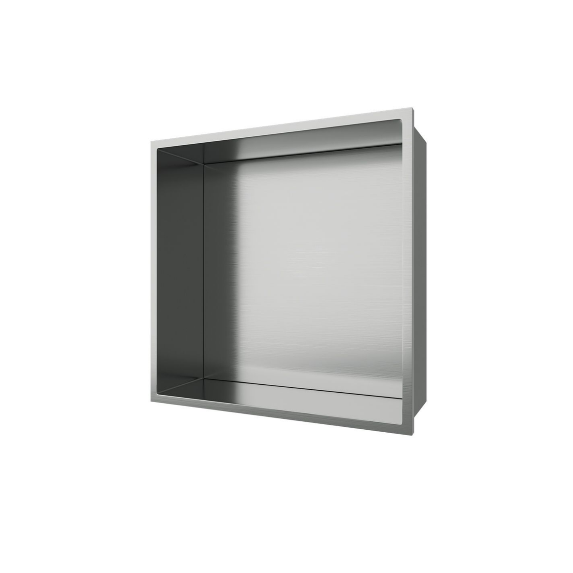Aloni inbouwnis Geborsteld RVS 30x30 #kleur_geborsteld-rvs