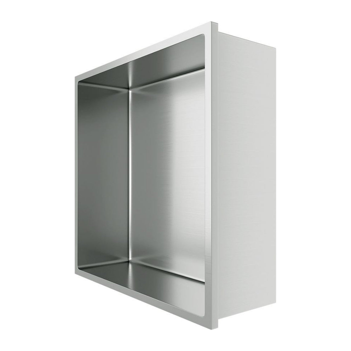 Aloni inbouwnis Geborsteld RVS 30x30 #kleur_geborsteld-rvs